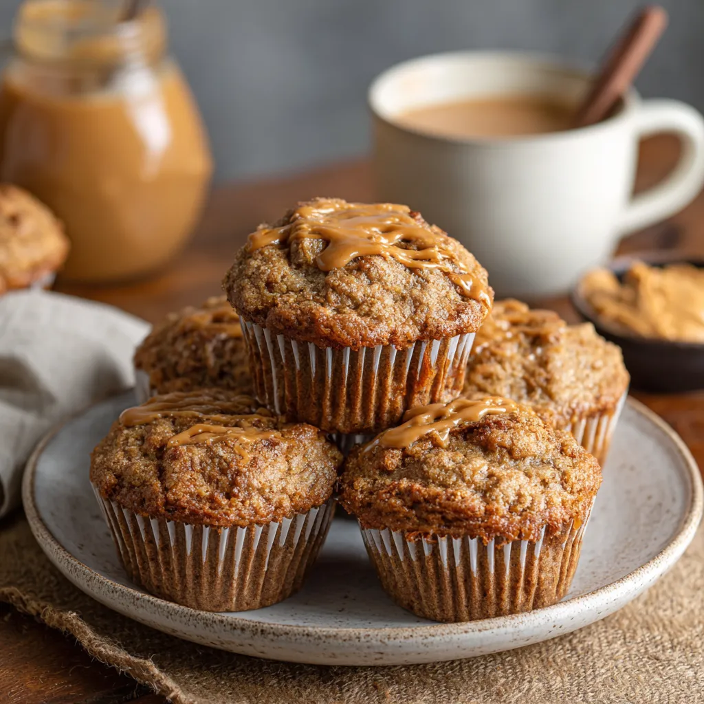 Biscoff Banana Muffins