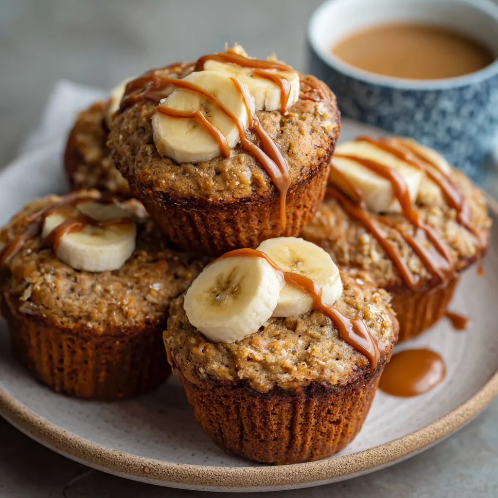 Biscoff Banana Muffins