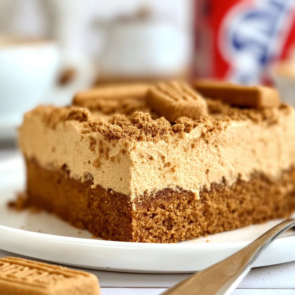 Biscoff Cake Traybake Recipe