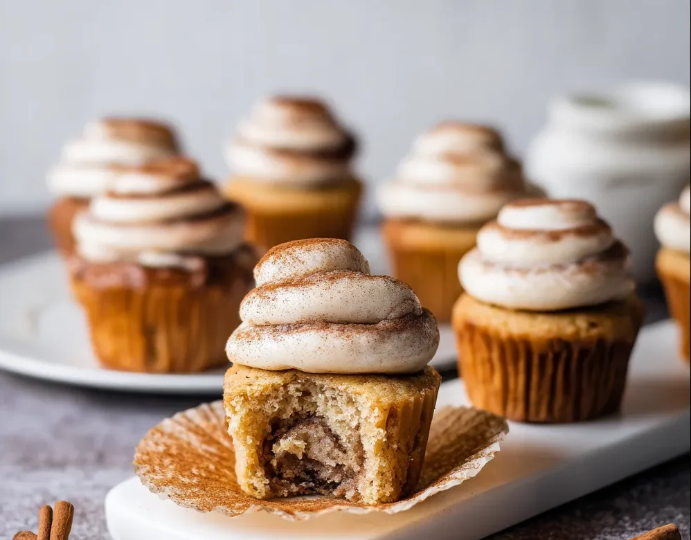 Cinnamon Roll Cupcakes Design