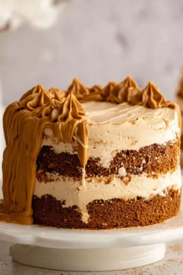 Biscoff Cake with Cookie Butter Frosting