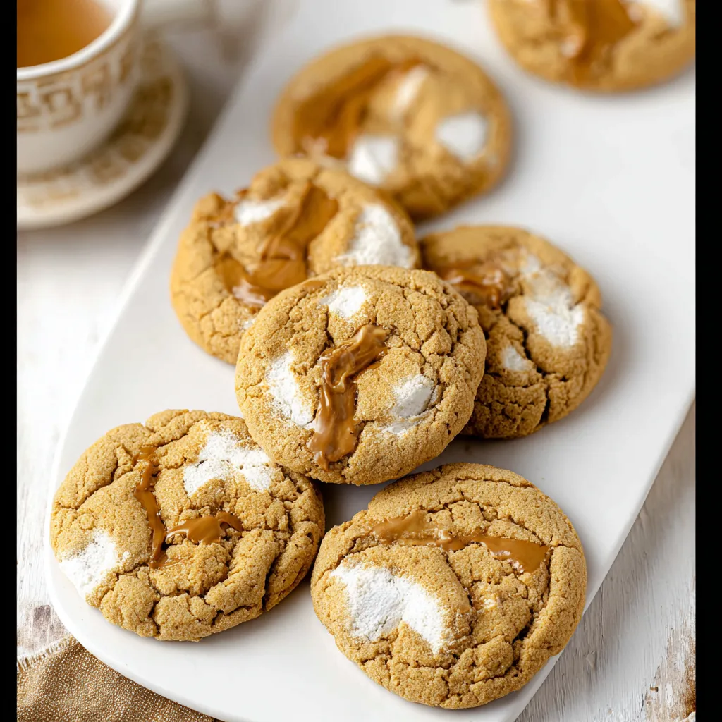 Soft and Chewy Fluffernutter Cookies
