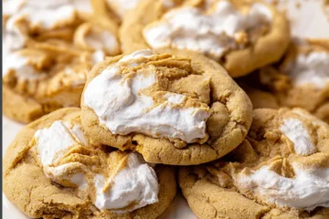 Soft and Chewy Fluffernutter Cookies