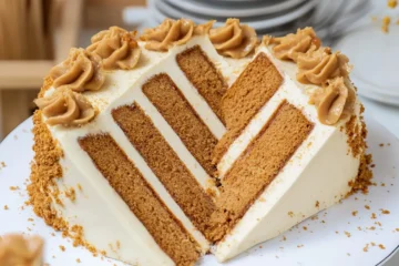 Homemade Delicious Biscoff Cake