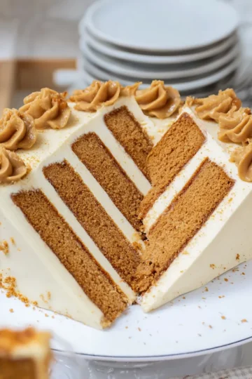 Homemade Delicious Biscoff Cake