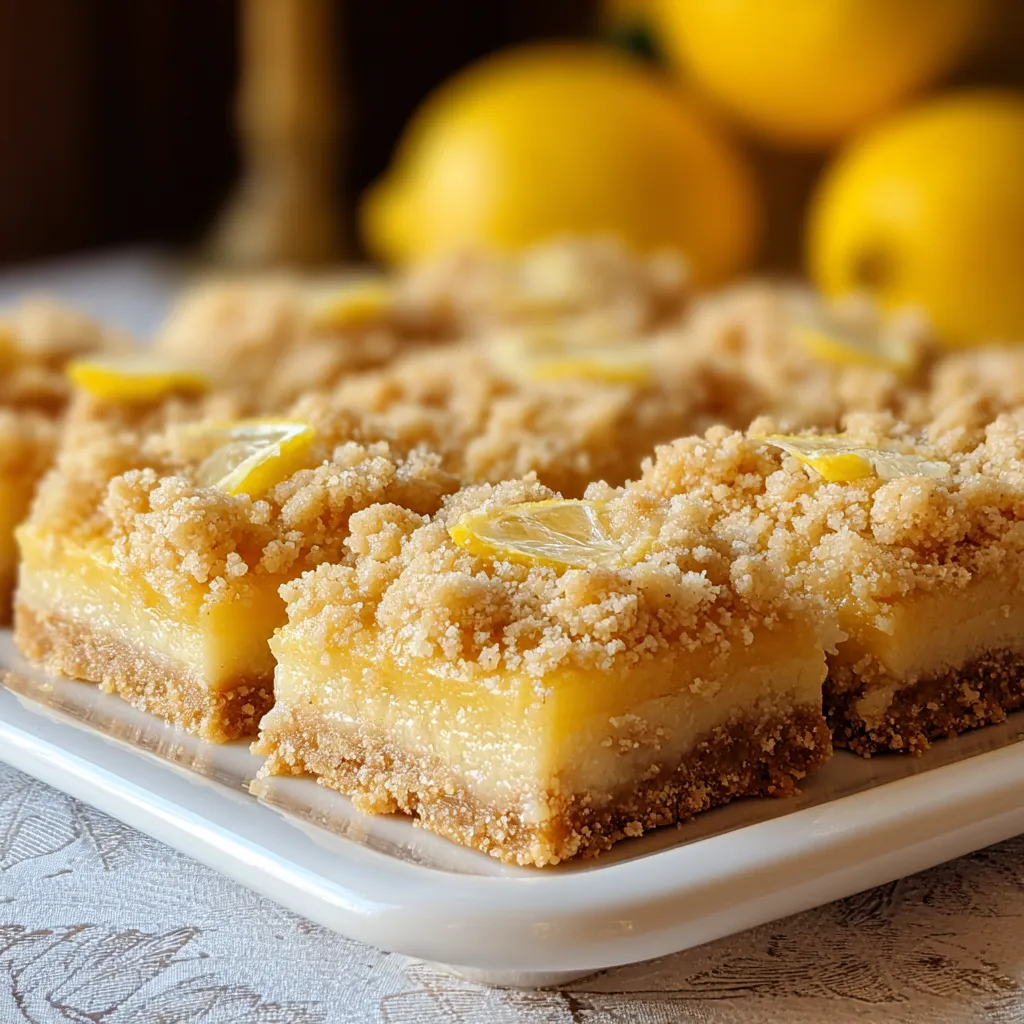Lemon Crumb Bars Recipe