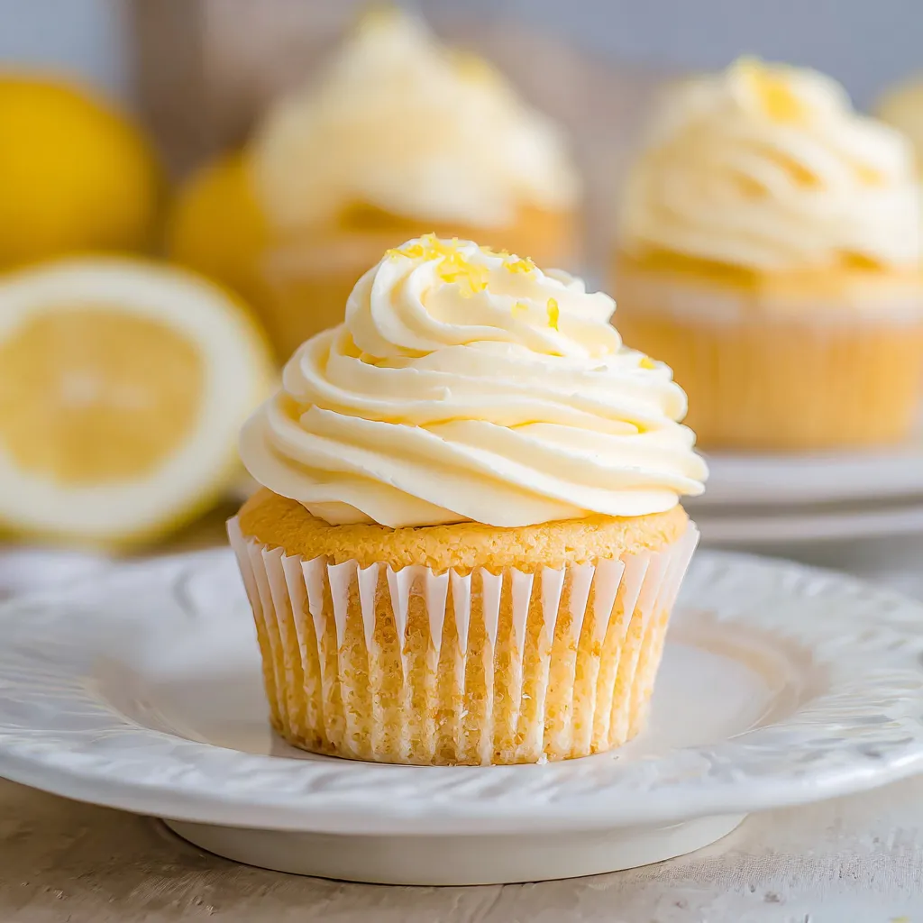 Lemon Cupcakes From Scratch