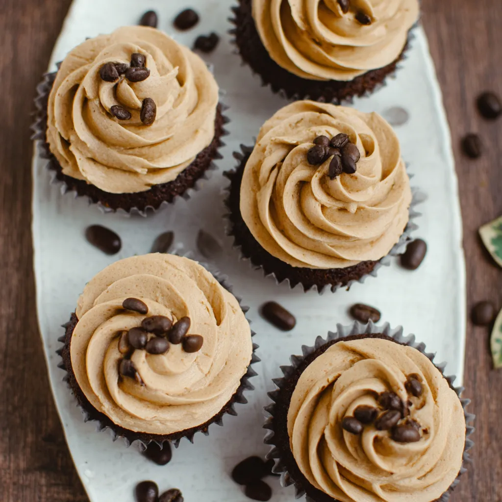 Mocha Cupcakes with Coffee Frosting