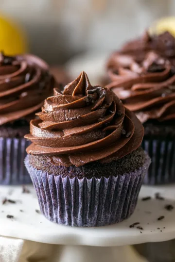 Homemade Moist Chocolate Cupcakes