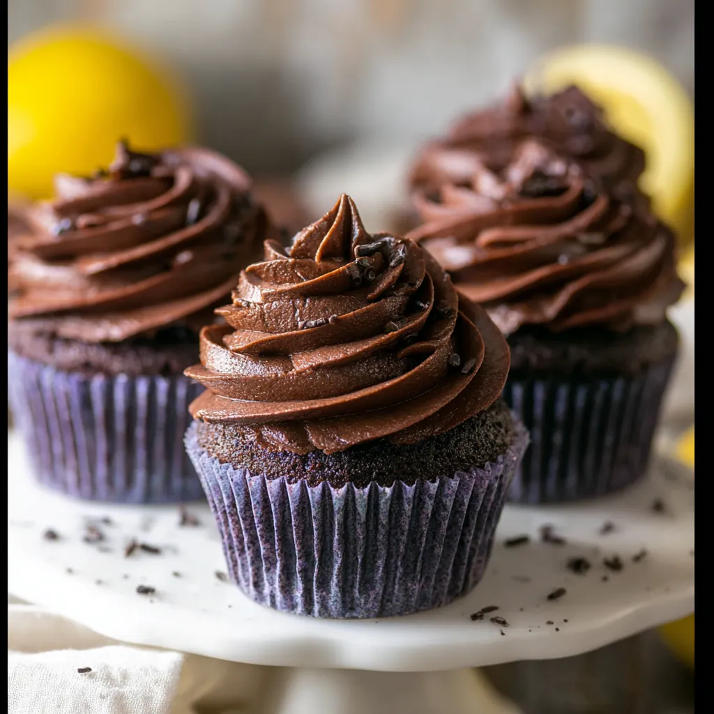Homemade Moist Chocolate Cupcakes
