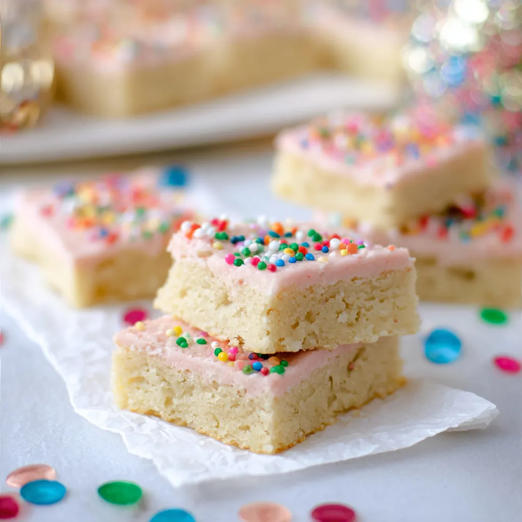 Sugar Cookie Bars With Cream Cheese