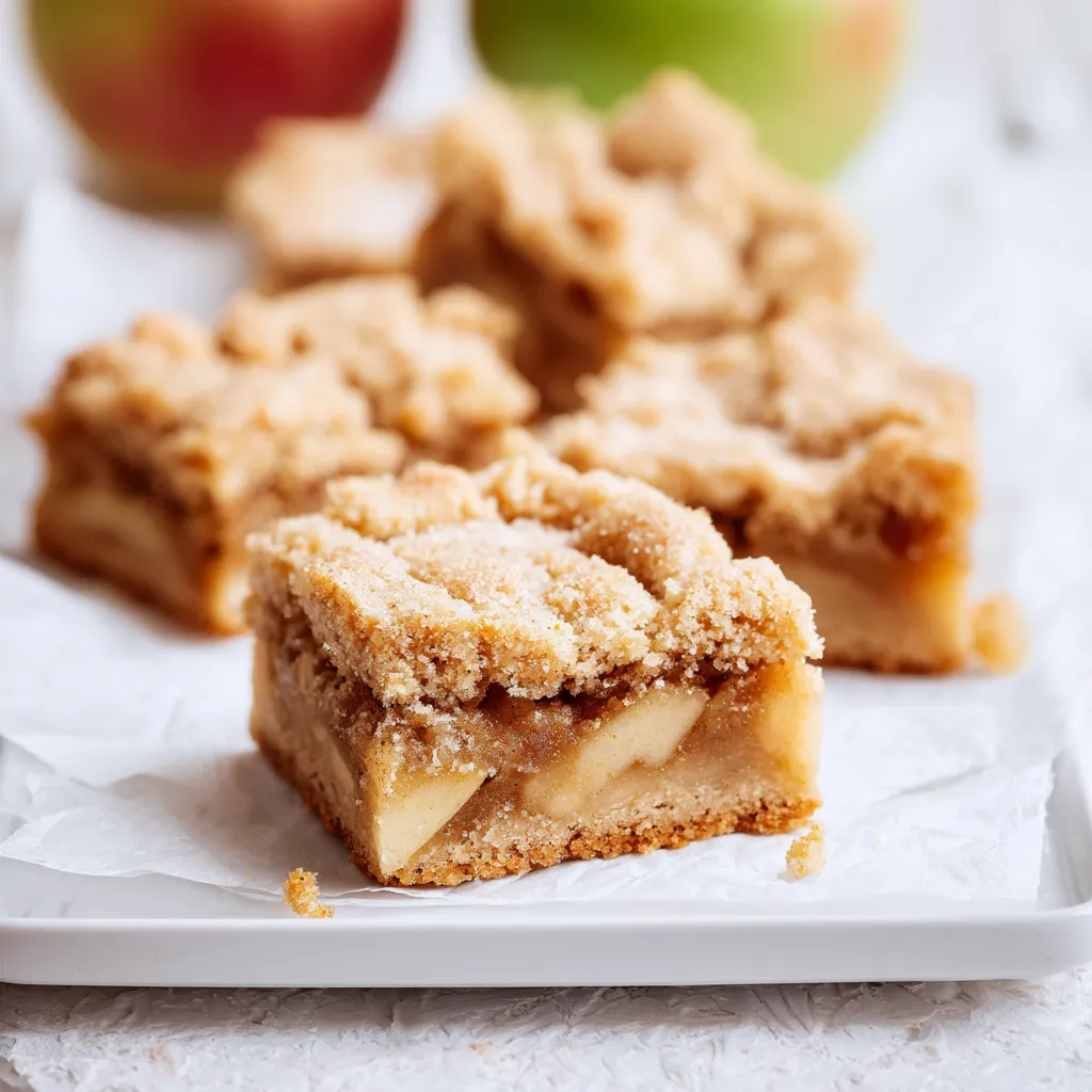 Apple Cobbler Shortbread Squares Healthy and Sweet Recipes