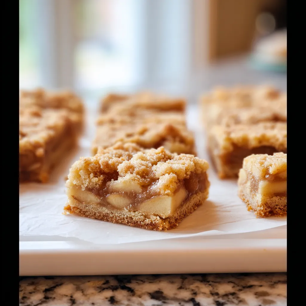 Apple Cobbler Shortbread Squares