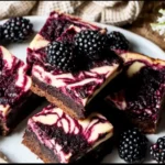 Blackberry Cream Cheese Brownies Sweet and Delicious