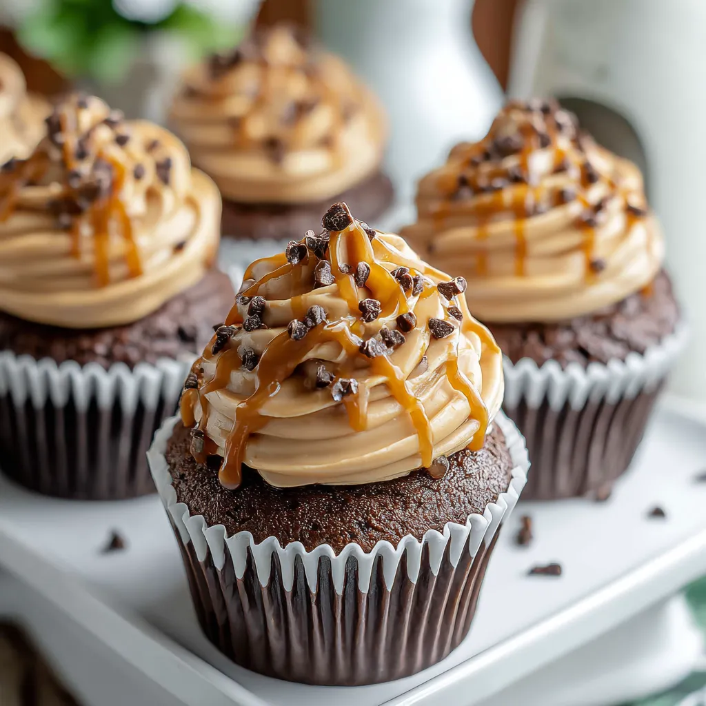 Chocolate Espresso Cupcakes with Salted Caramel (2)