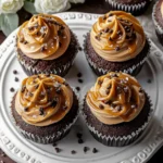 Chocolate Espresso Cupcakes with Salted Caramel