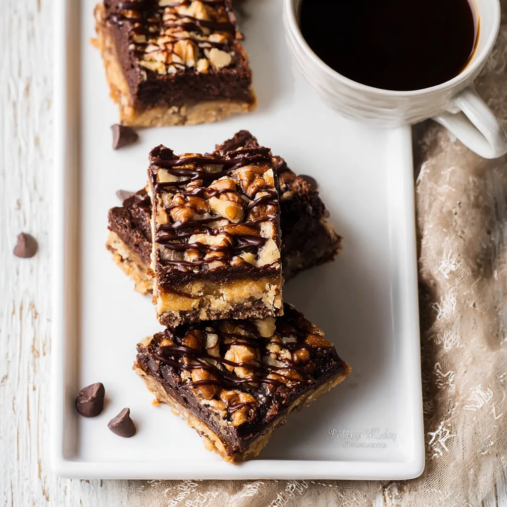 Classic Fudge Nut Bars Recipe