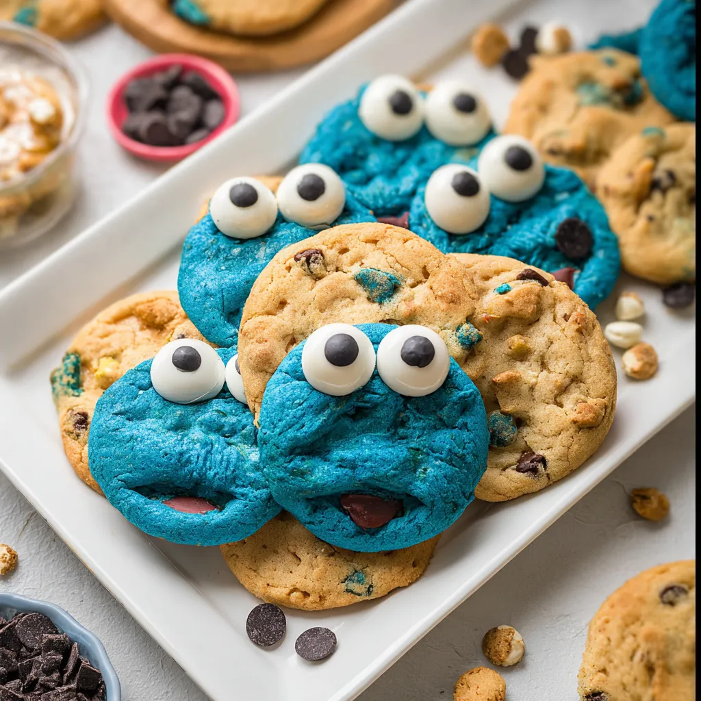 Cookie Monster Cookies Drawing