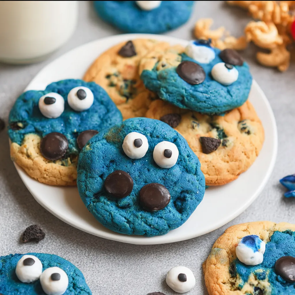 Cookie Monster Cookies Recipe Easy