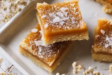 Cookies and Healthy Salted Caramel Butter Bars