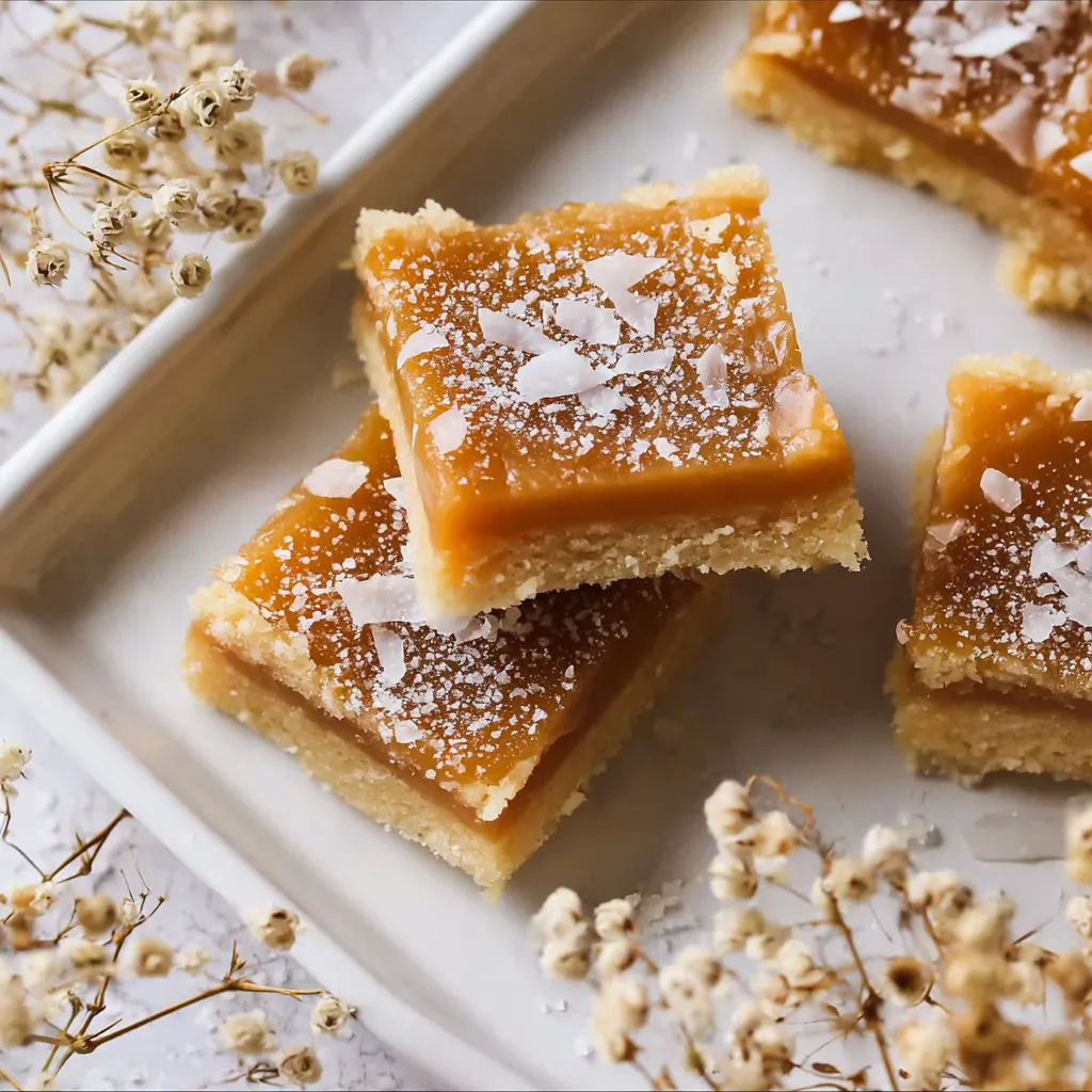 Cookies and Healthy Salted Caramel Butter Bars