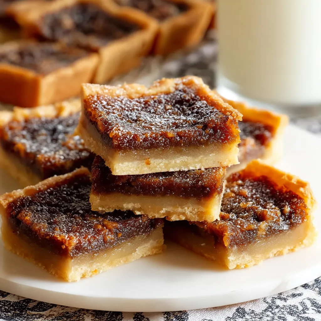 Easy Butter Tart Squares Recipe