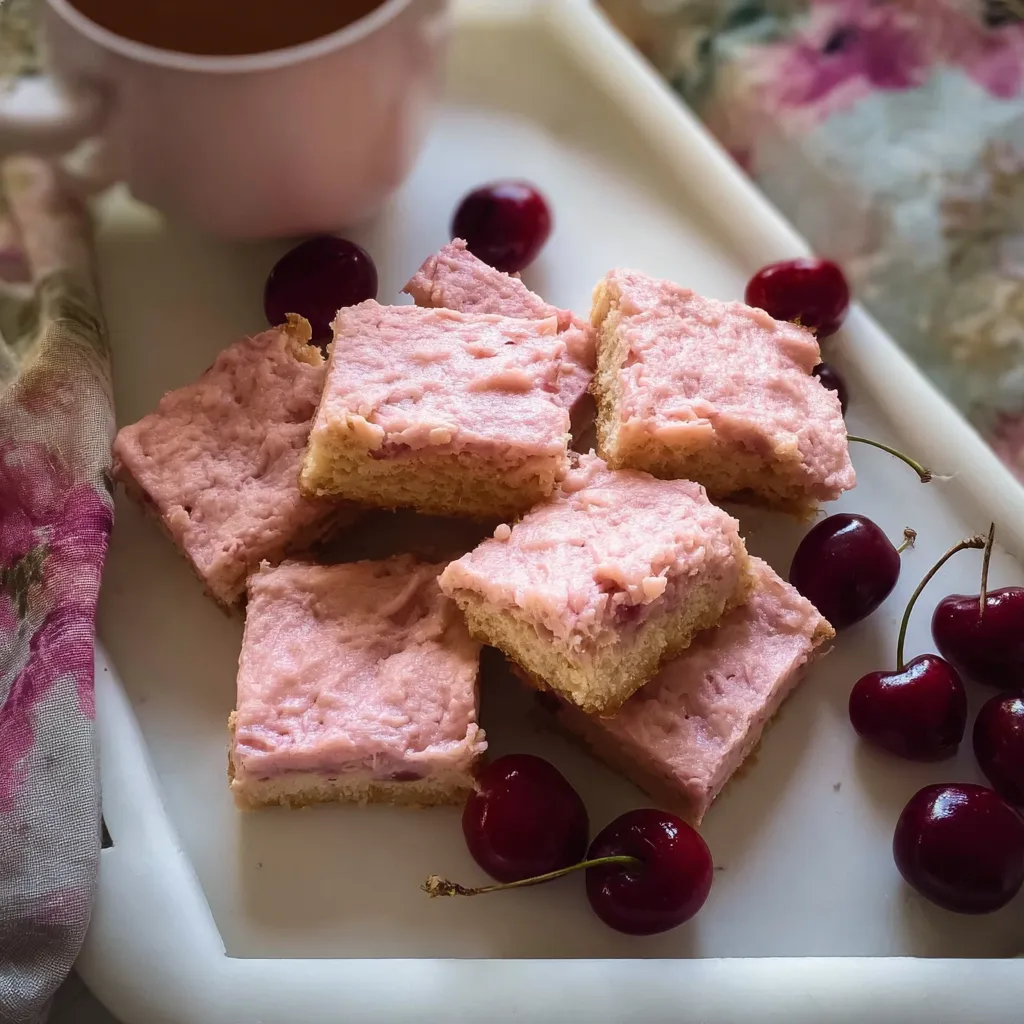 Easy Old Fashioned Pink Lady Squares