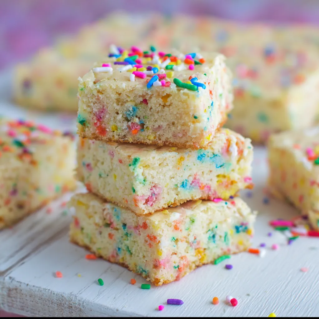 Funfetti Cake Mix Cookie Bars