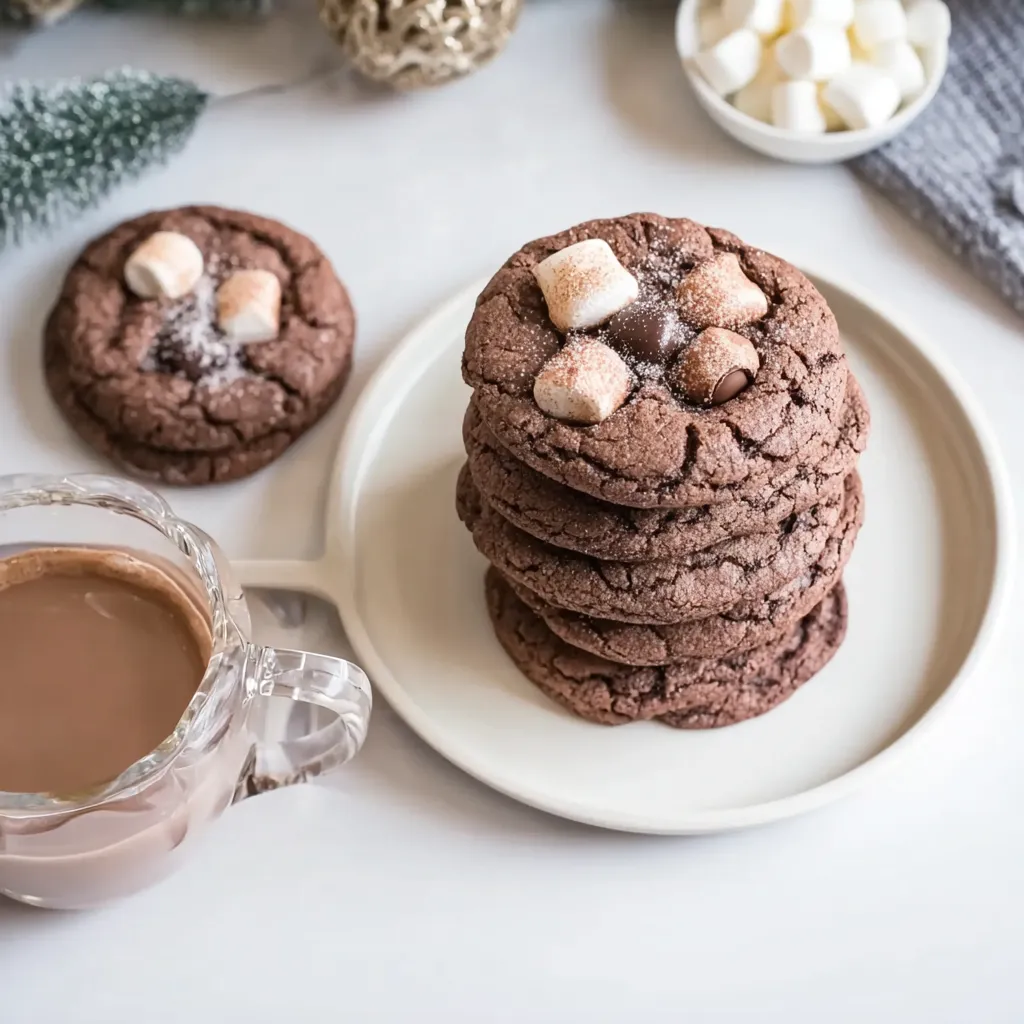Healthy Frozen Hot Chocolate Cookies