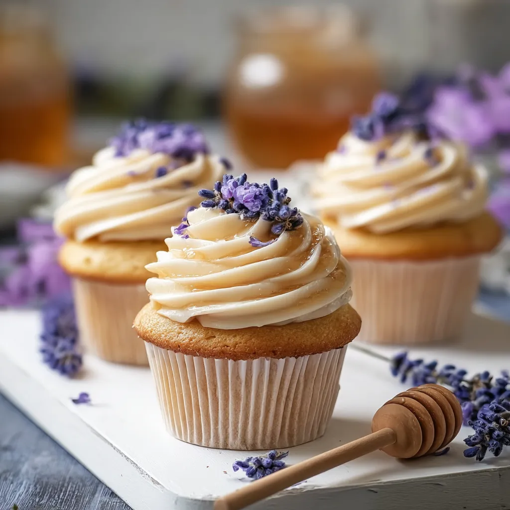 Lavender Honey Cupcakes