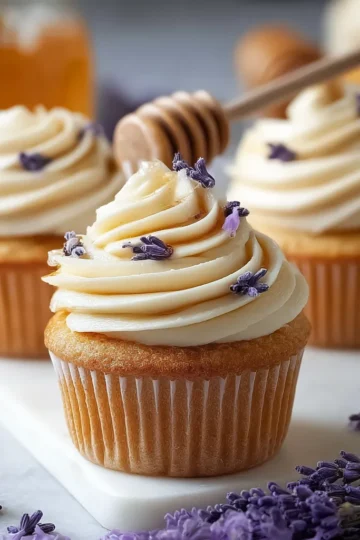 Lavender Honey Cupcakes