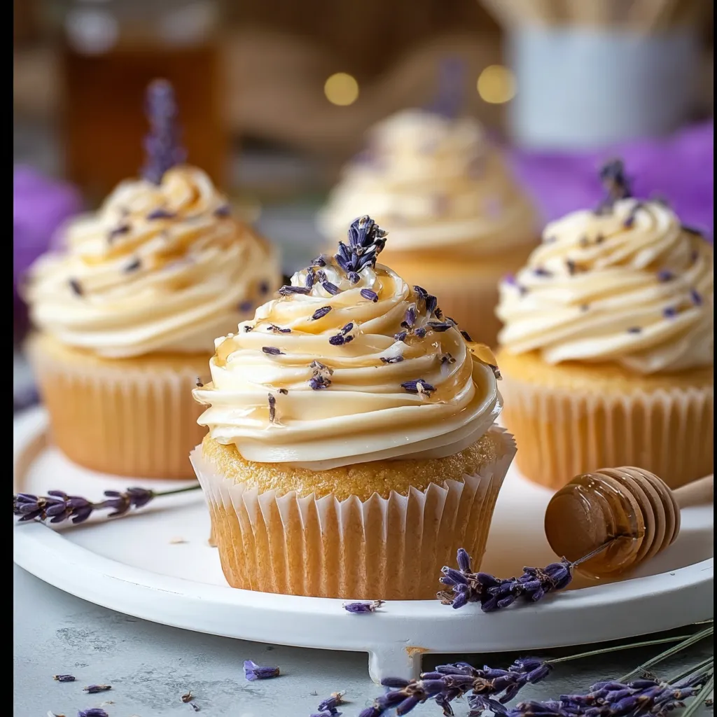 Lavender Honey Cupcakes Recipe