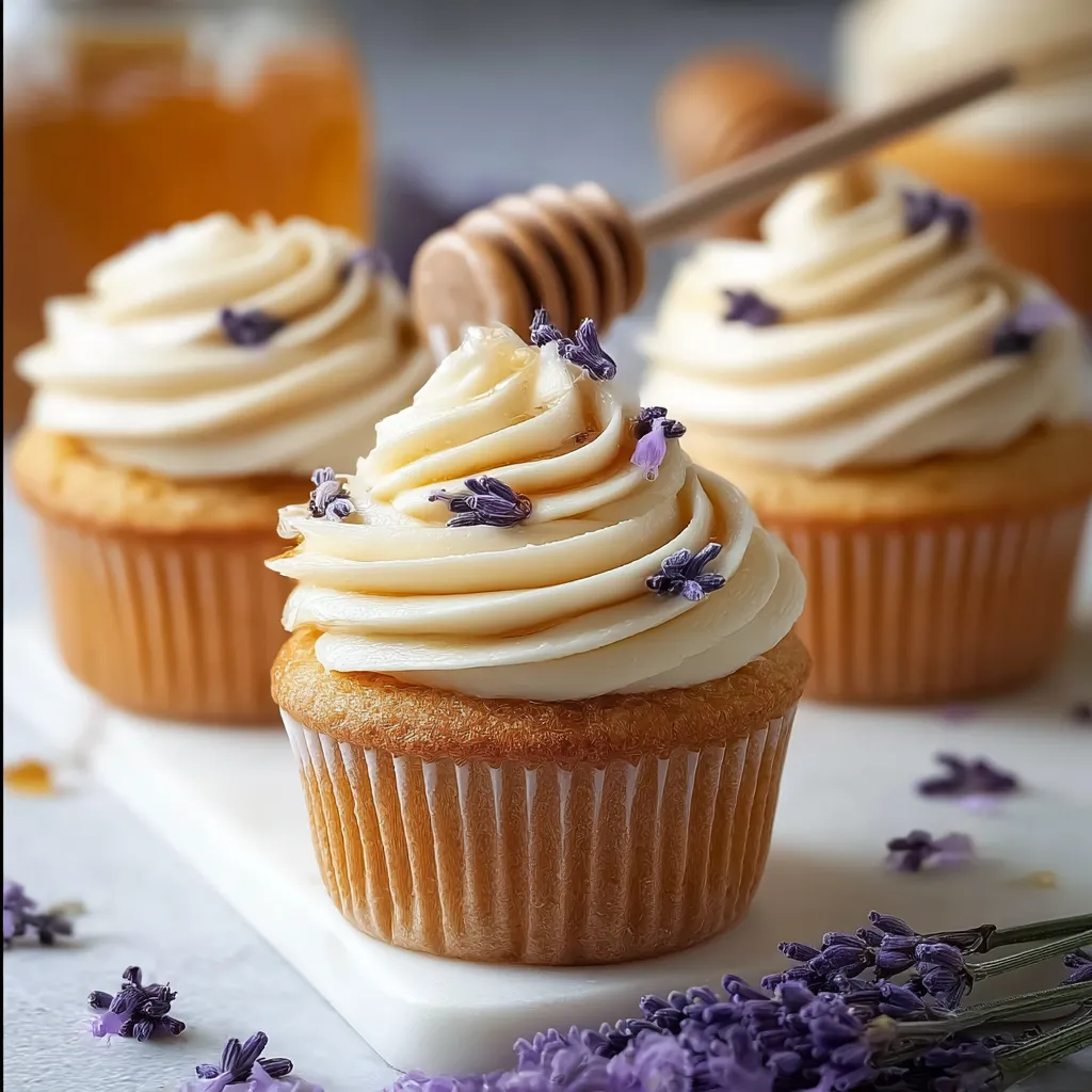 Lavender Honey Cupcakes