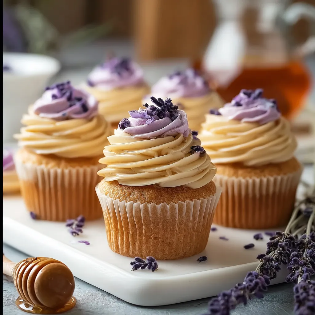 Lavender and Honey Cupcakes