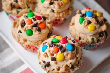 Monster Cookie Dough Cupcakes Recipes