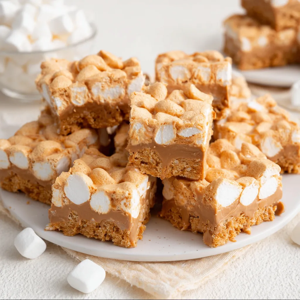 Peanut Butter Marshmallow Squares