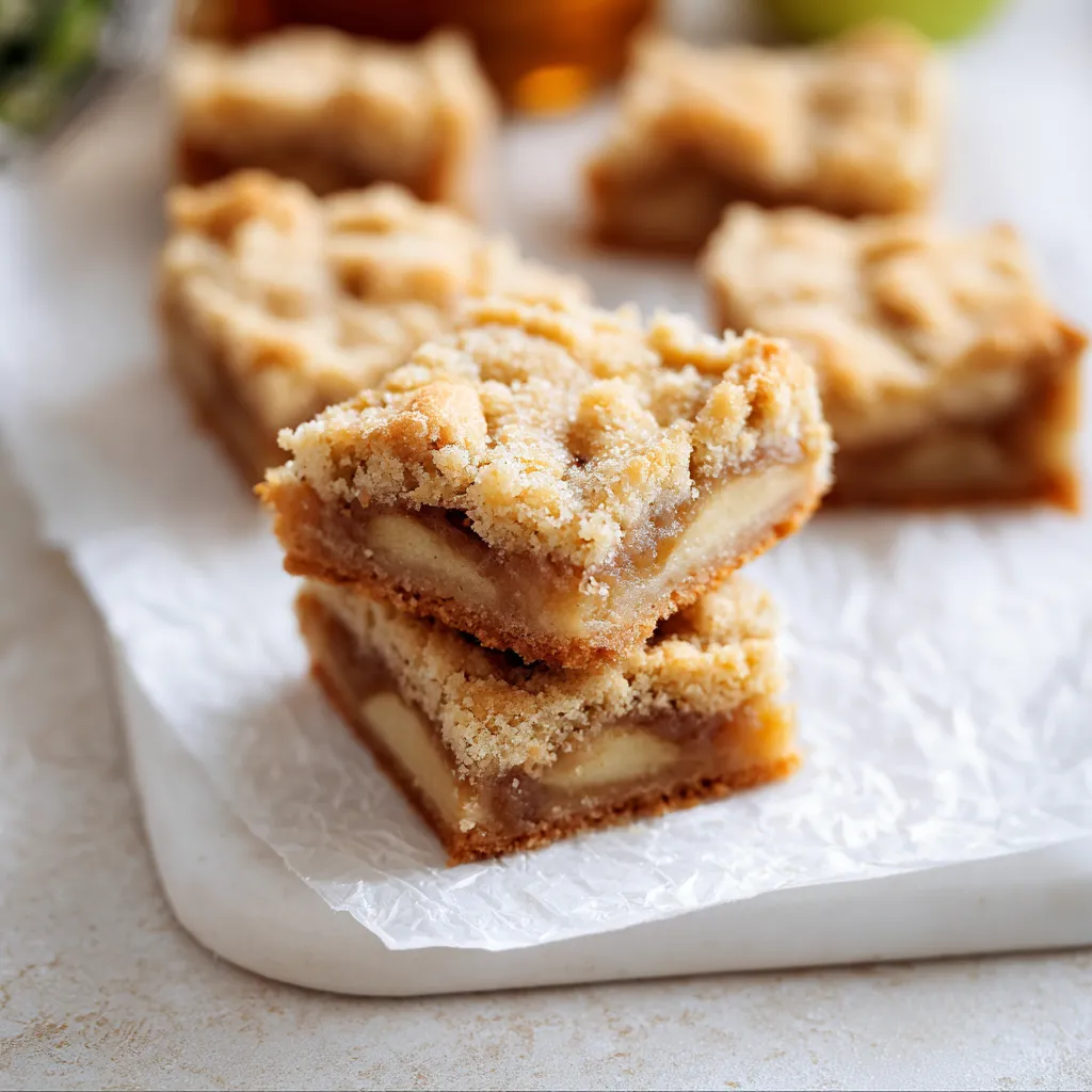 Quick and Delicious Apple Cobbler Shortbread Squares