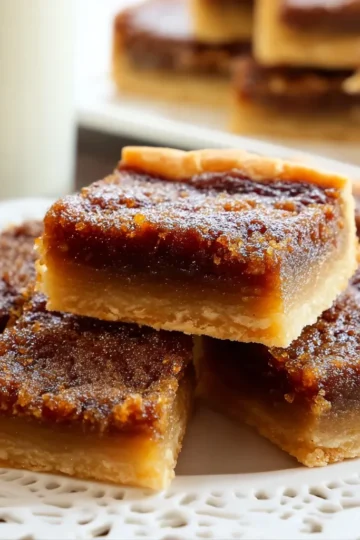 Quick and Healthy Butter Tart Squares Recipe
