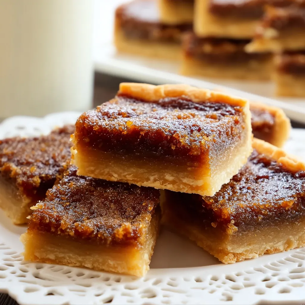 Quick and Healthy Butter Tart Squares Recipe
