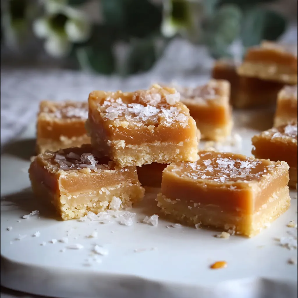 Salted Caramel Butter Bars