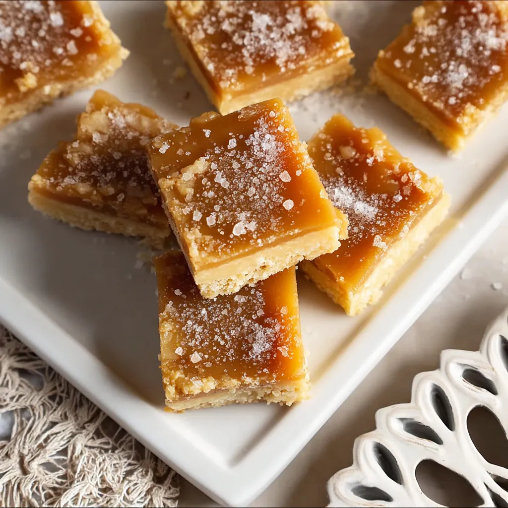 Salted Caramel Peanut Butter Bars