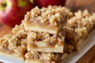 The Best Apple Crisp Shortbread Bars