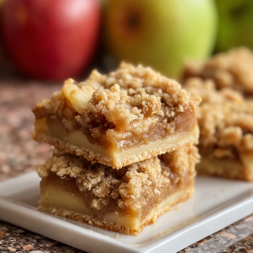 The Best Apple Crisp Shortbread Bars Recipe