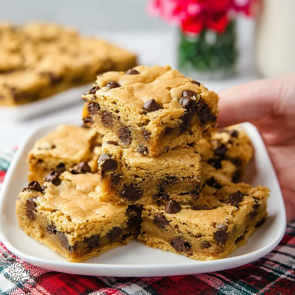 The Perfect Chocolate Chip Cake Mix Cookie Bars