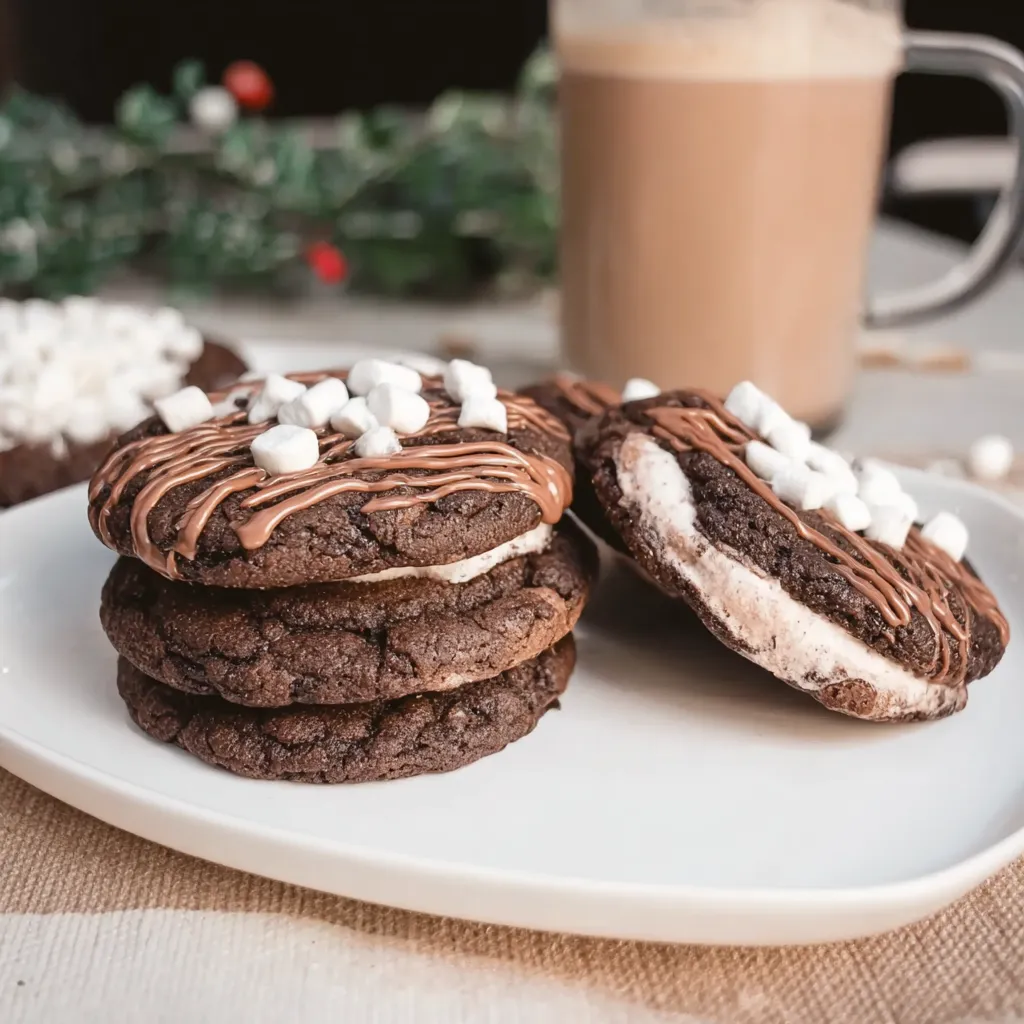 frozen hot chocolate cookies