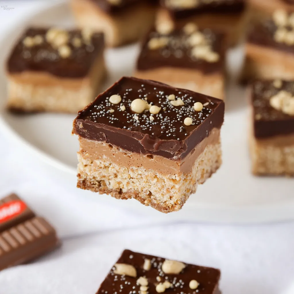 healthy Mars Bar Squares