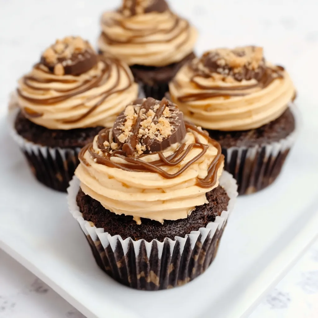 Buckeye Brownie Cupcakes Recipe