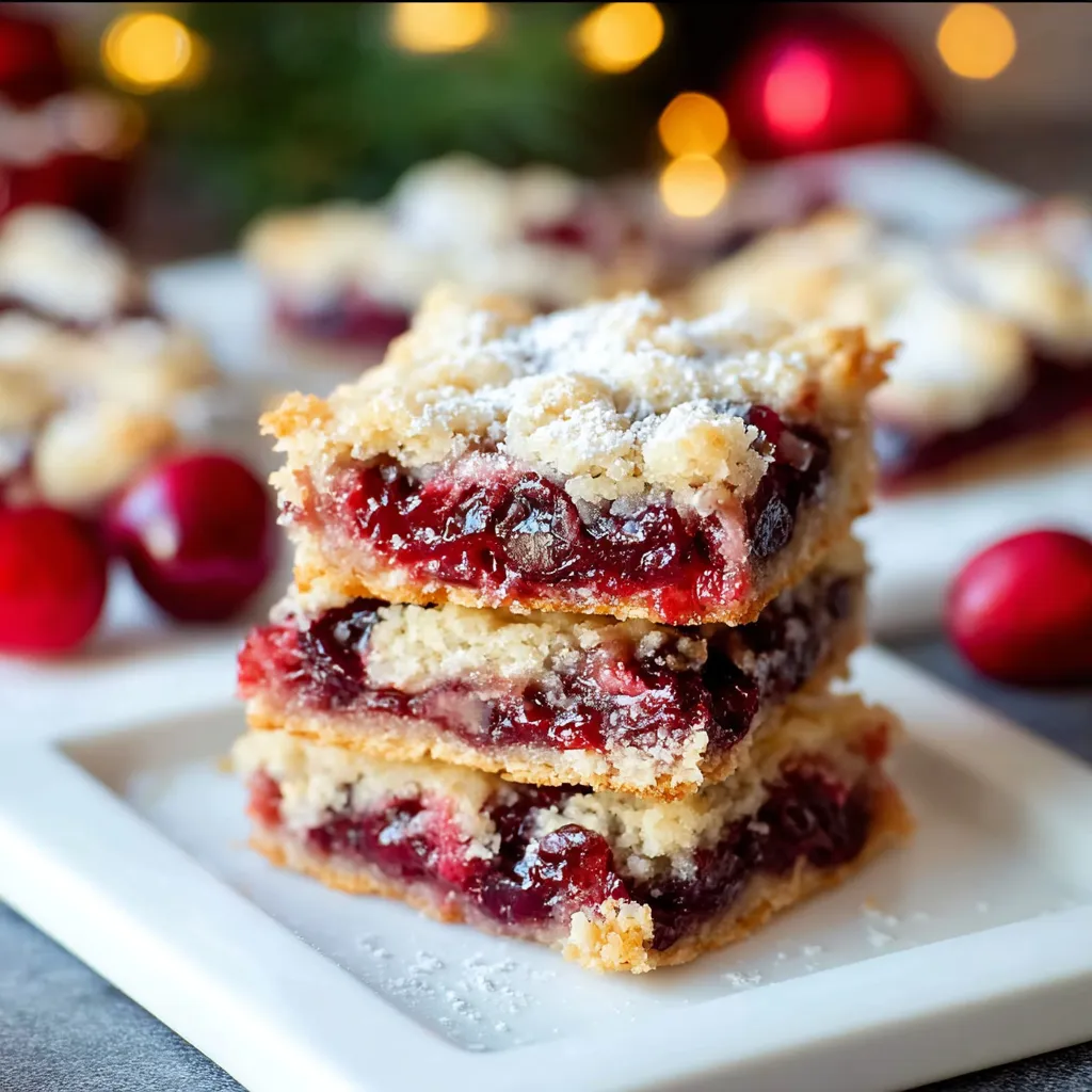 Christmas Cherry Bars Taste of Home