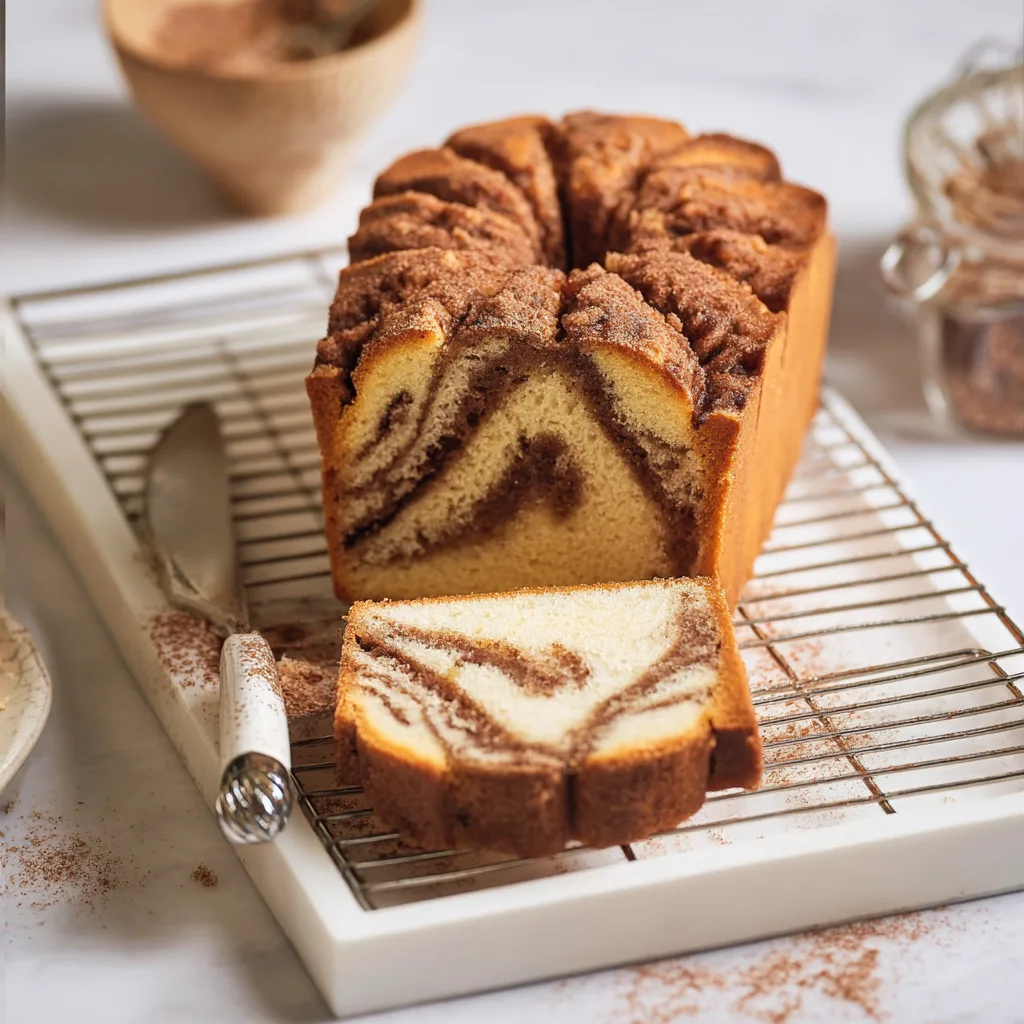 Cinnamon Swirl Sour Cream Pound Cake Recipe