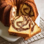 Cinnamon and Sugar Swirl Sour Cream Pound Cake